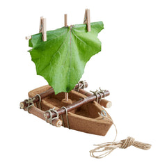 HABA DIY Cork Boat: kids assembling outdoors to spark hands-on creativity.