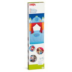 HABA doorway puppet theater makes a perfect gift for toddlers 3+.