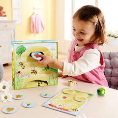 HABA Hanna Honeybee wooden token supports turn-taking during safe family games