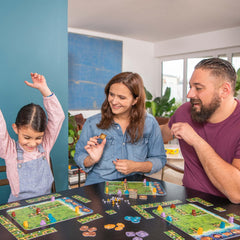 HABA Karuba crystals adding colorful scoring opportunities