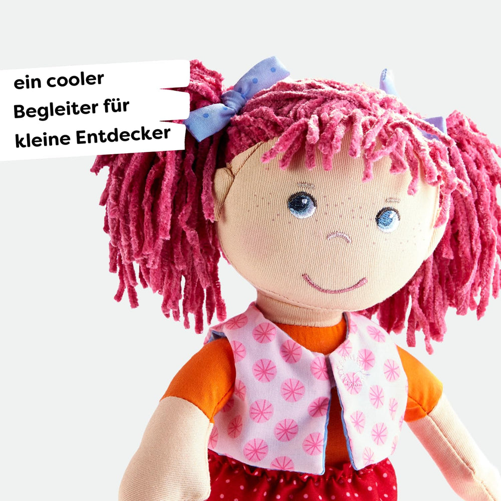 HABA Lilli-Lou soft quilted body endures toddler handling.