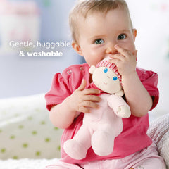 HABA Luisa machine-washable doll ready for easy cleanup after play.
