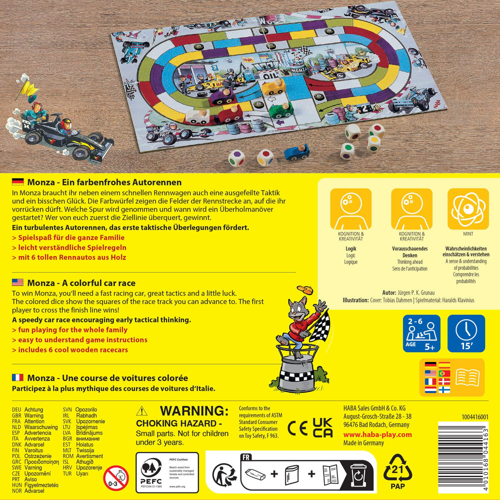 HABA Monza suitable for ages 5 to 99 during quick play sessions
