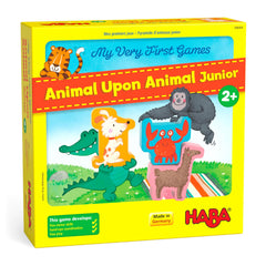 HABA My Very First Games Animal Upon Animal Junior wooden animals for stacking fun.