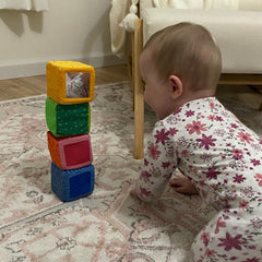HABA Soft Blocks boxed as an award-winning baby gift.