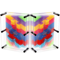 Hacaroa pin art board 2-pack front view for bold home display.