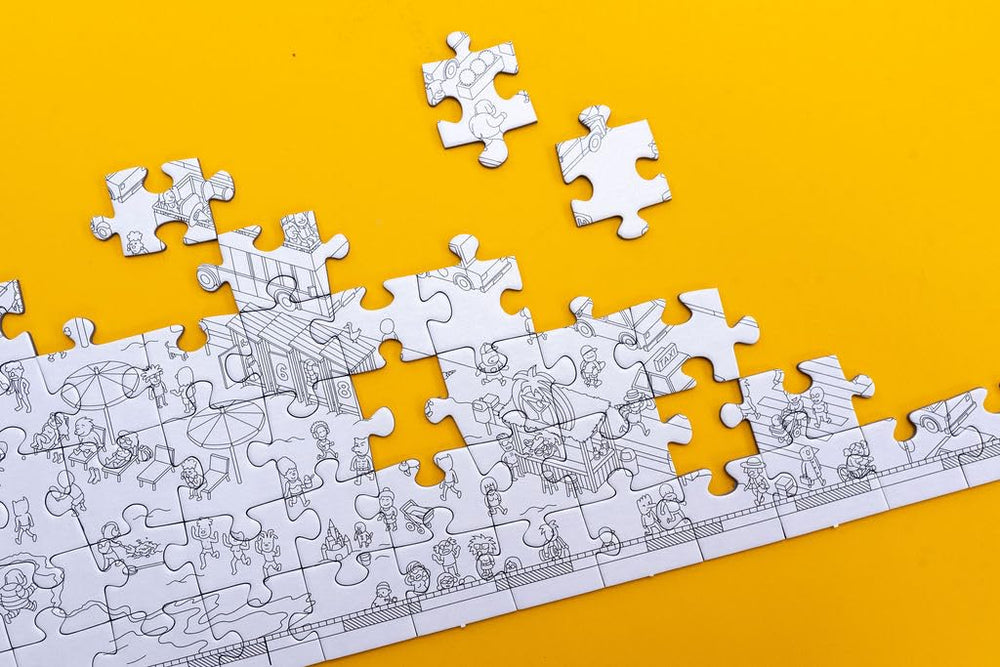 Hachette MicroMacro Funfair puzzle is suitable for ages 8 and up.