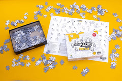 Hidden objects area in Hachette MicroMacro Funfair puzzle shows over 50 clues.
