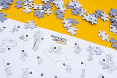 Printed in Germany with high-quality finish for Hachette MicroMacro Funfair puzzle.