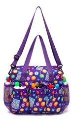 HACHMAS Bingo Bag Purple adds style while keeping game night gear organized.