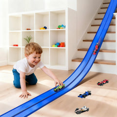 HACOCOLA indoor-outdoor racing boosts imaginative play.