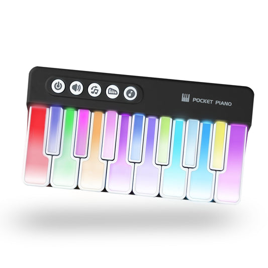 HACOCOLA mini keyboard piano toy with pocket size for on the go play