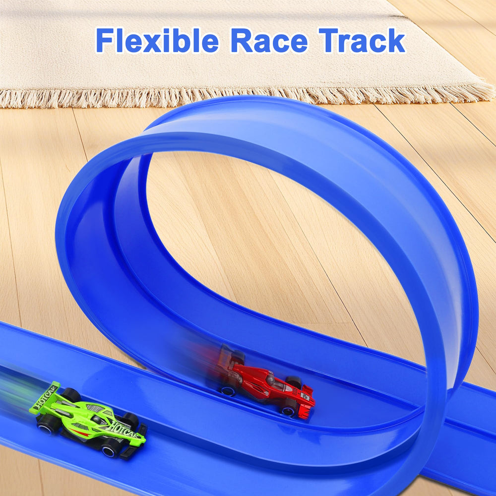 HACOCOLA suction cups and hooks secure the track on surfaces.