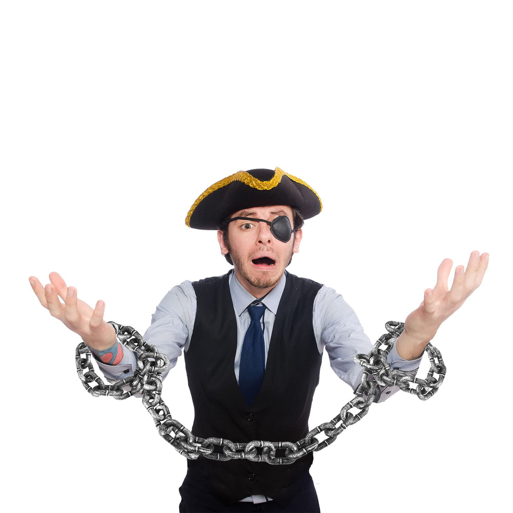 Detachable links let you adjust length for costumes and props.