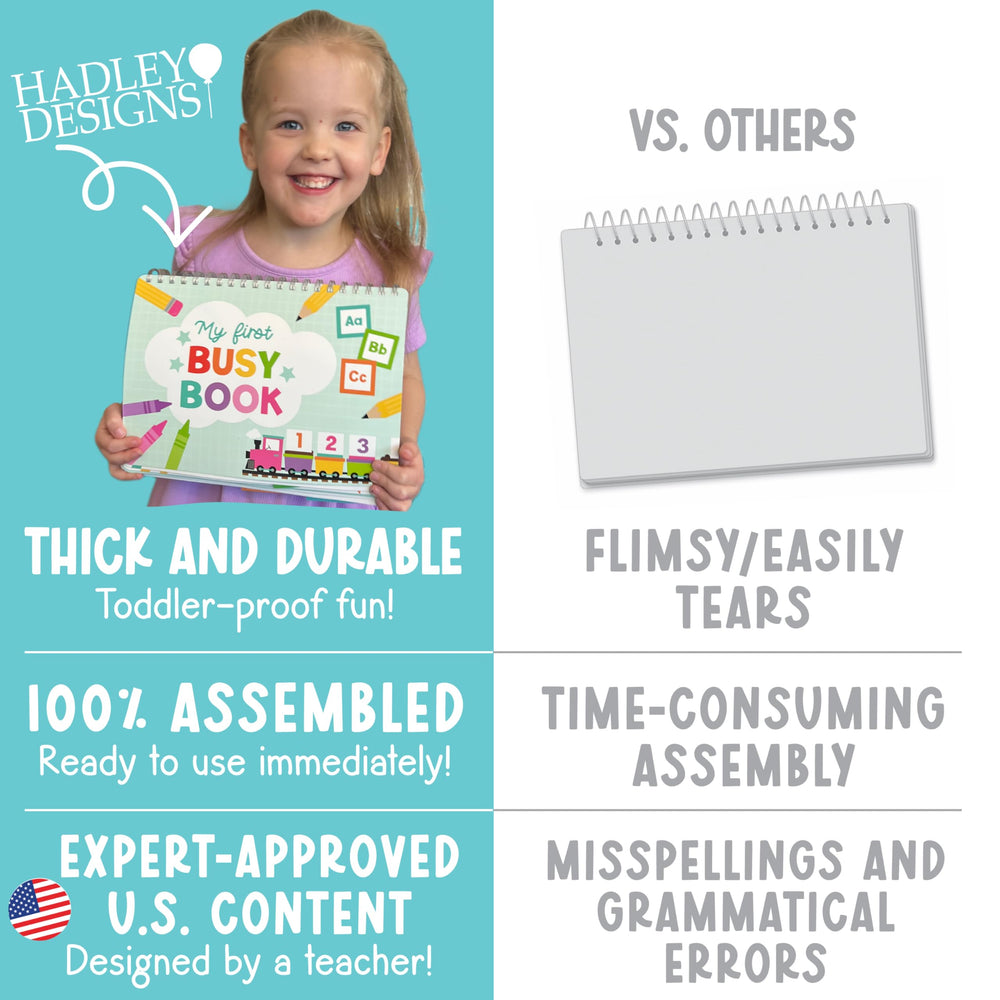 Hadley Designs Color and shape match page aids visual discrimination for preschoolers