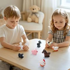 HAFTIK donkey figure supports role play adventures and early recognition of farm animals