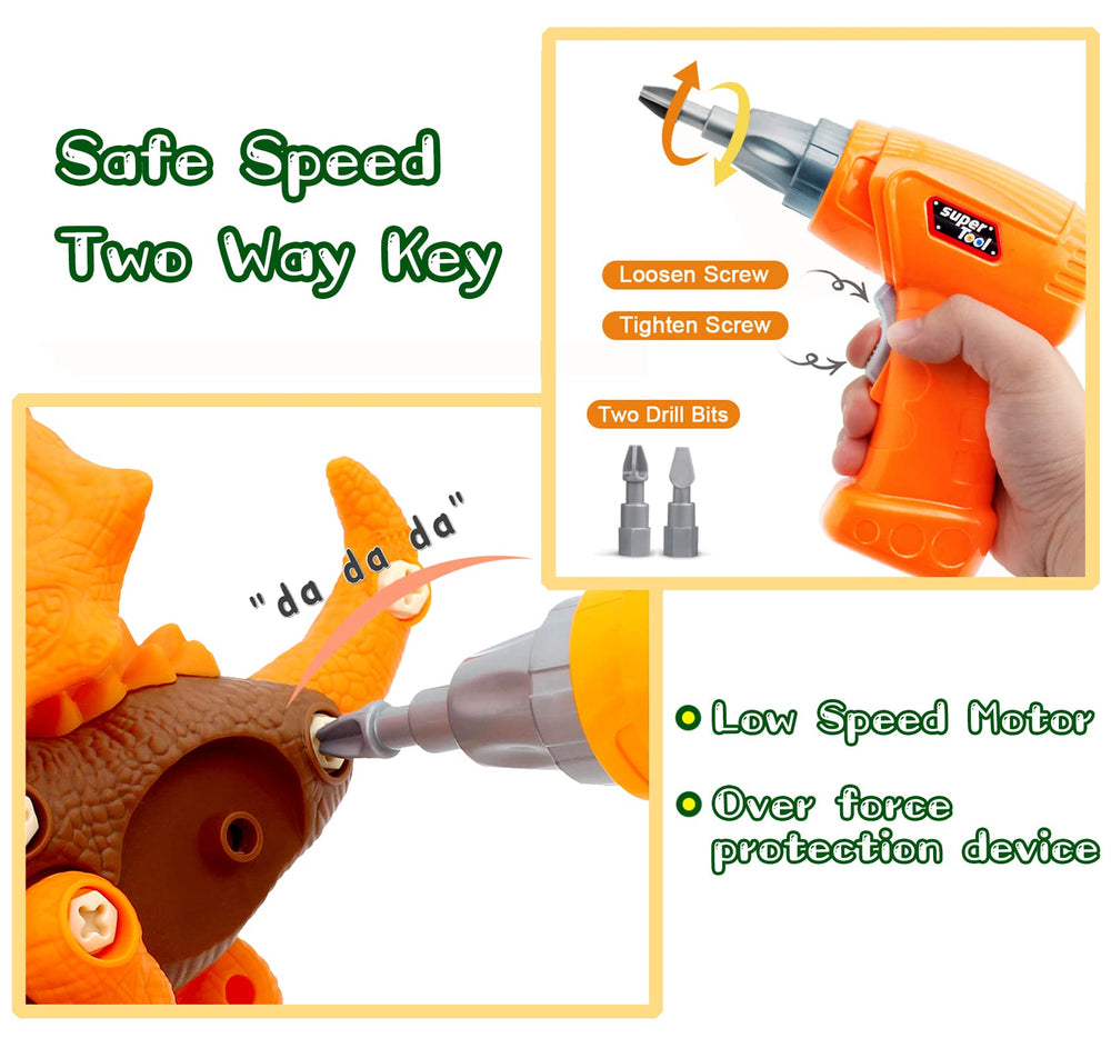 HAFUZIYN kid friendly electric drill for safe play