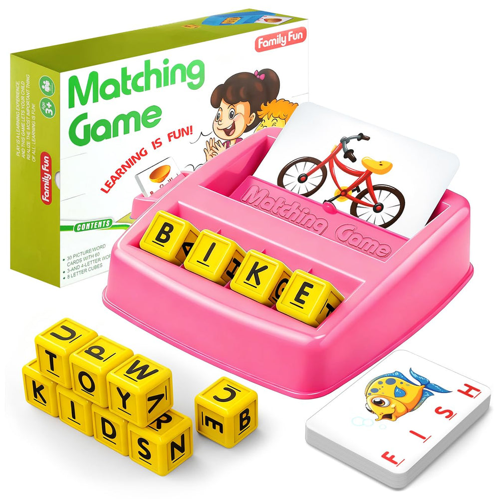HahaGift educational letter matching cards promote early word recognition and playful learning.