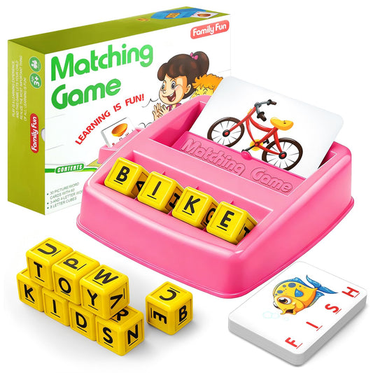 HahaGift educational letter matching cards promote early word recognition and playful learning.