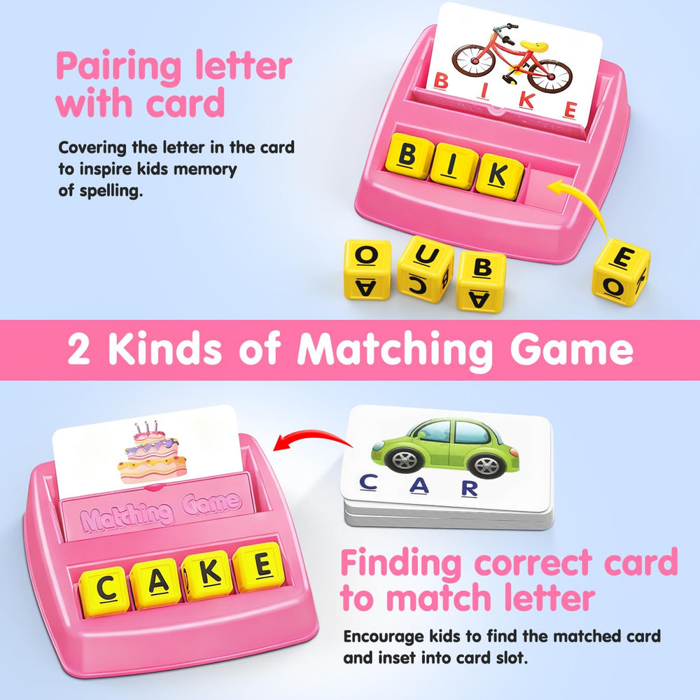 HahaGift kids playing letter matching showcases collaborative learning and social bonding.