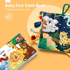 hahaland 3D tails textures engage baby's fingers with varied surfaces.