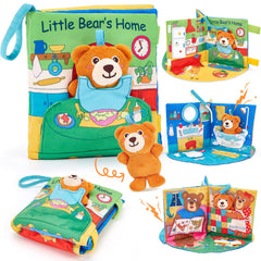 Hahaland Baby Book 3D standup play scene supports tummy time exploration