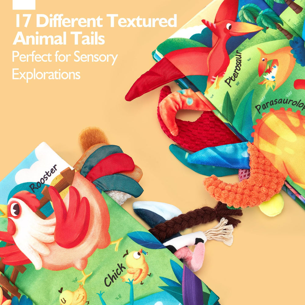 Hahaland Baby Books 3D tails capture engaging animal movement to spark curiosity.