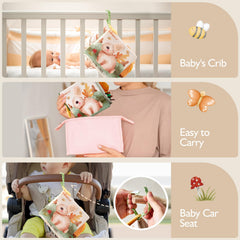 Hahaland stroller-hanging design lets baby books accompany outings and travel