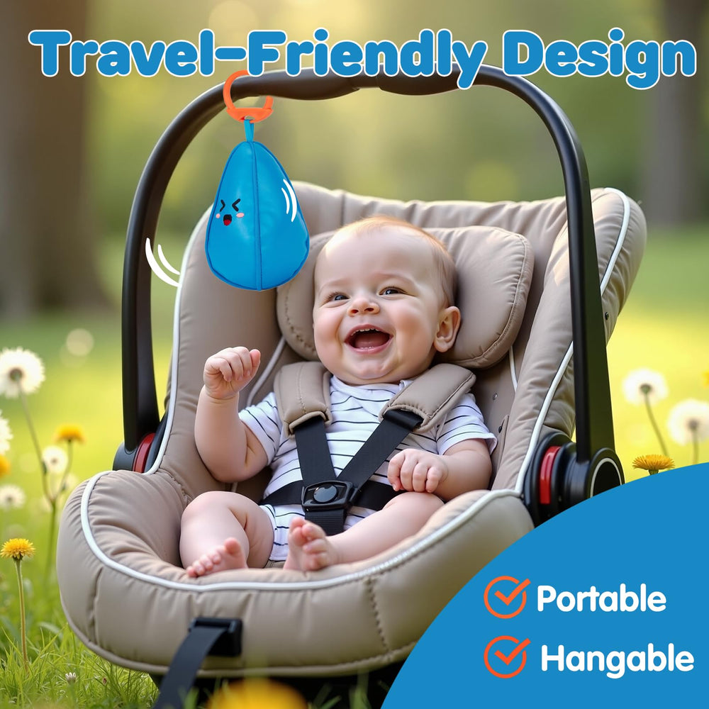 hahaland crinkle towel offers tactile variety and soothing crinkle sounds