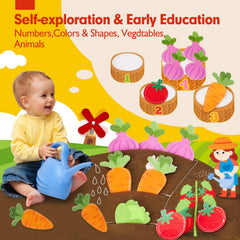 hahaland Busy Book page features colors and shapes for quick recognition