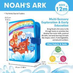 Hahaland Noahs Ark Busy Book travel-friendly on-the-go activity