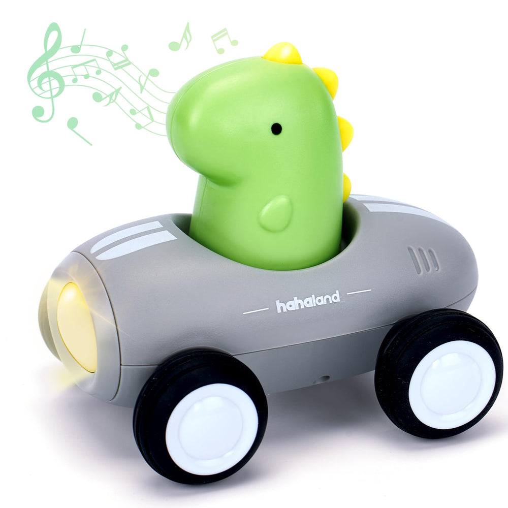 hahaland push car dinosaur with music and lights for toddlers