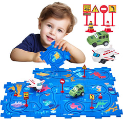 Hahaland Puzzle Racer track tile 5x5 supports early problem solving