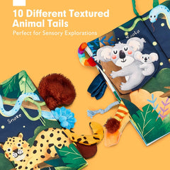 hahaland teething-friendly fabric helps soothe gums during play.
