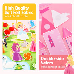 hahaland visual storage compartment transparent pocket supports independent cleanup after play.