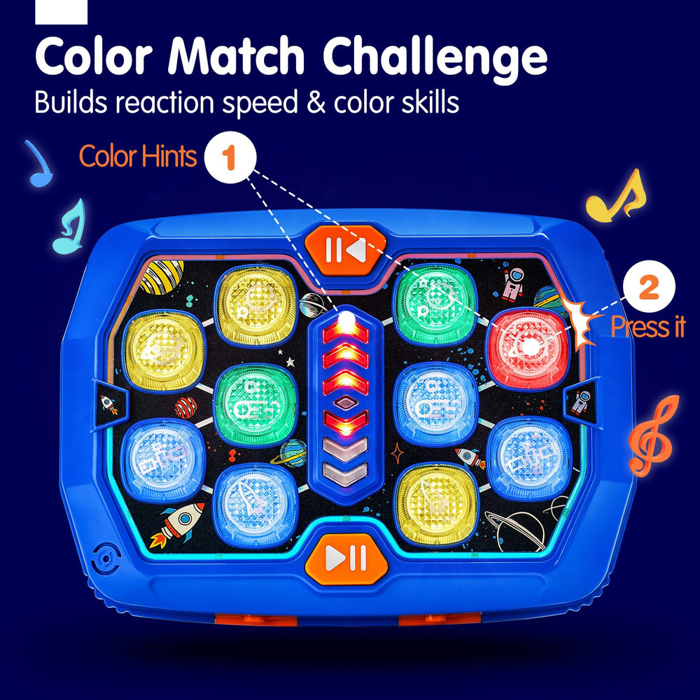 Hahaland Whack-a-Mole arrows and colors provide clear cues for duels