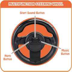 HAHONIA push car with steering wheel for safe, fun steering practice