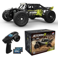 HAIBOXING 1:18 Desert Off-Road Truck front view shows a rugged chassis for outdoor driving