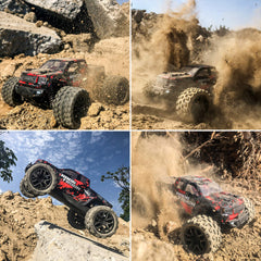 HAIBOXING 1:18 all-terrain RC car battery pack powering longer play