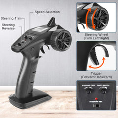 HAIBOXING 16889 motor and suspension detail for smooth off-road handling