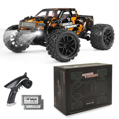 HAIBOXING 18859 front view shows rugged chassis for off-road fun