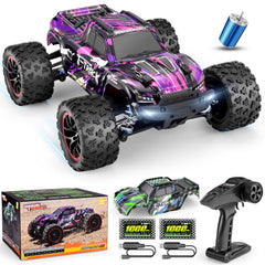 HAIBOXING 18859A brushless 4WD RC car front view for high-speed off-road fun.