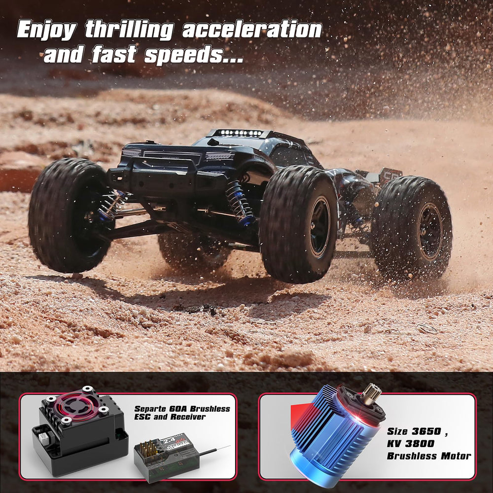 HAIBOXING 2997A LED lights illuminate night driving and visibility.