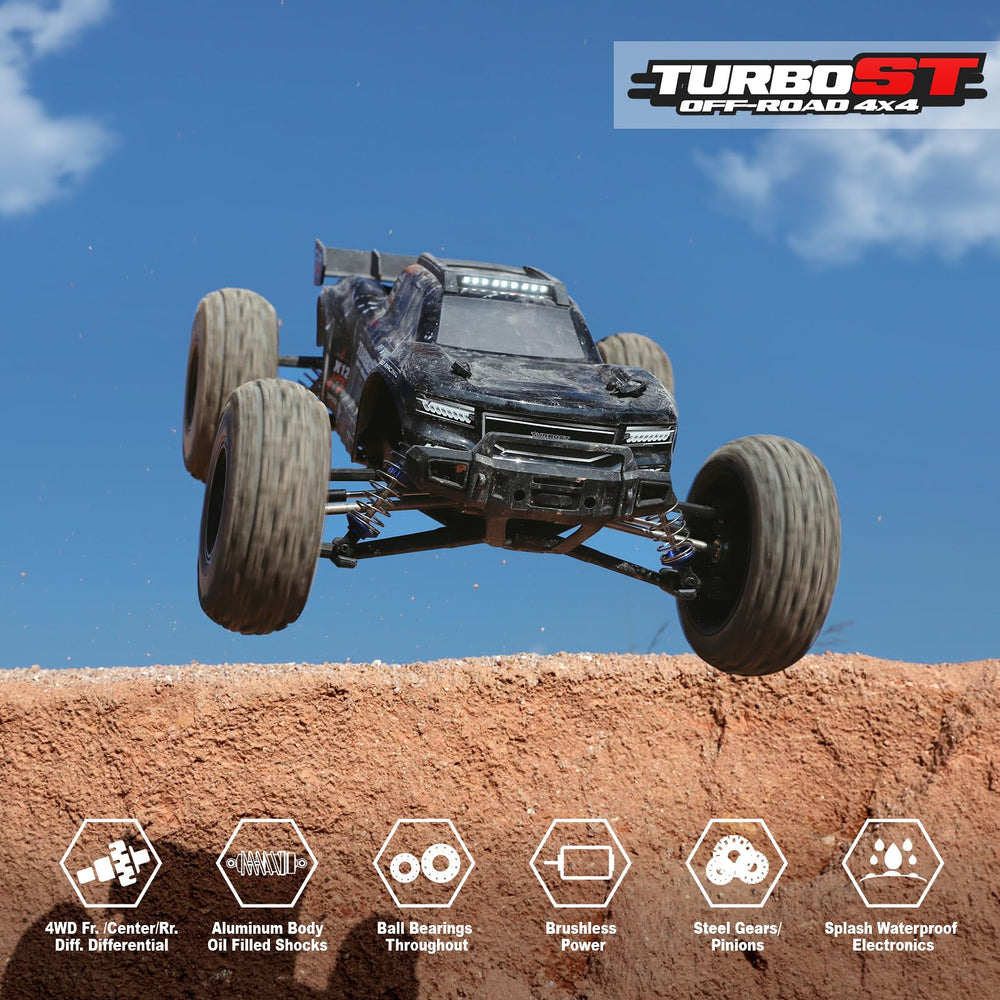 HAIBOXING 2997A side action emphasizes 4WD traction on tough terrain.
