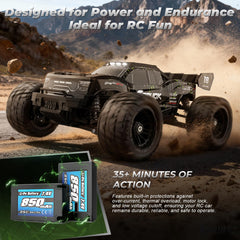 HAIBOXING 18872 dual Li-Po batteries for extended runtime.
