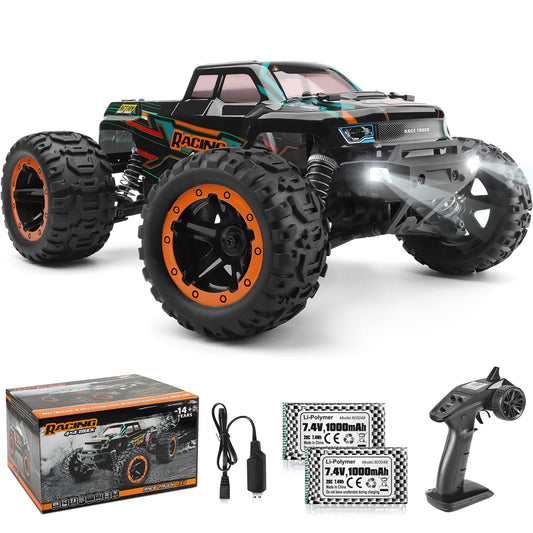 HAIBOXING 16889 front view highlights rugged 4x4 design for off-road adventures