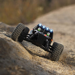 HAIBOXING RC Truck roll cage adds authentic crawler aesthetics.