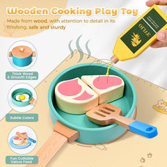HAIMST cheese and eggs wooden pieces for safe, creative meals