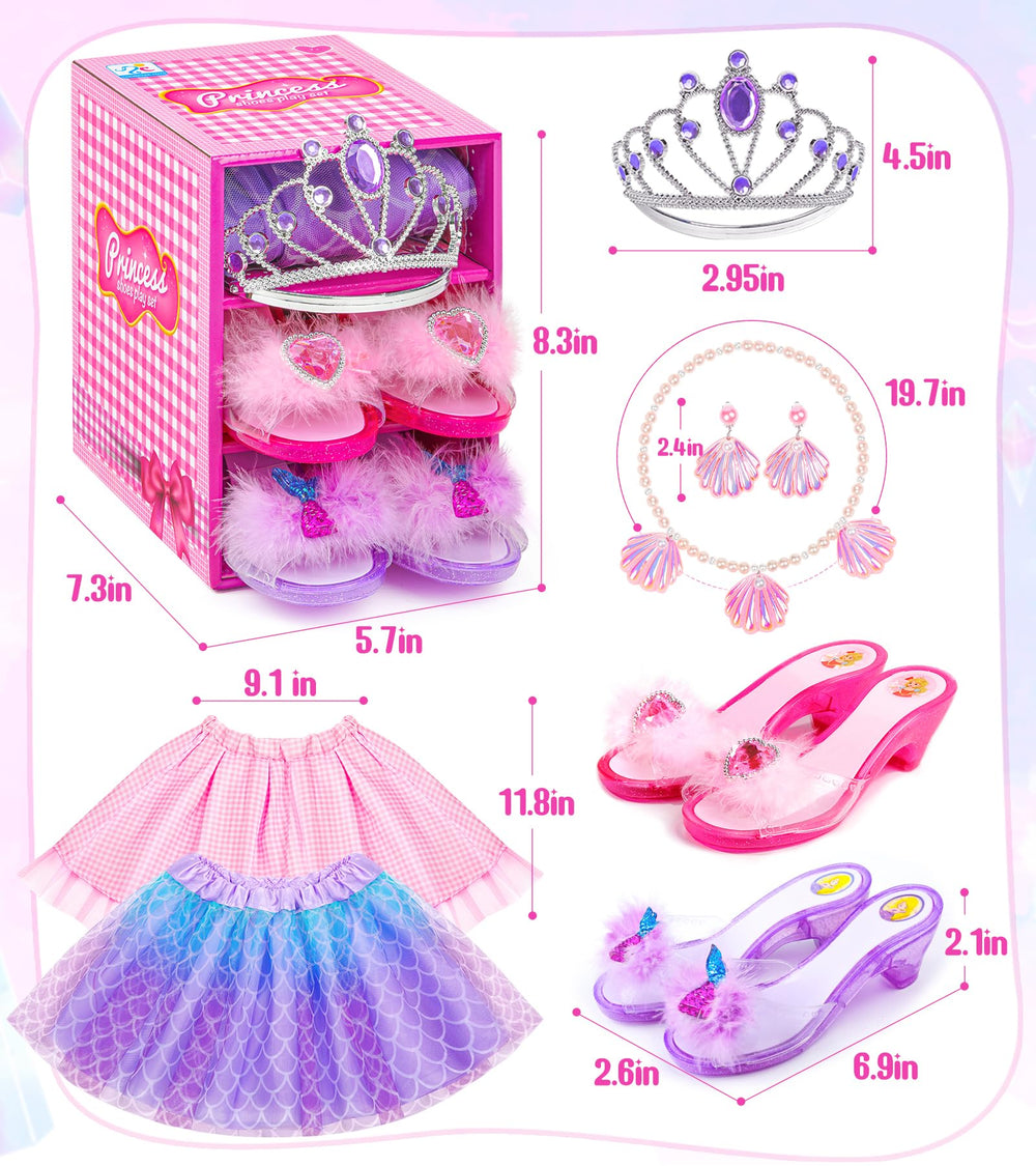 HAIMST storage box keeps accessories organized for quick dress-up sessions.