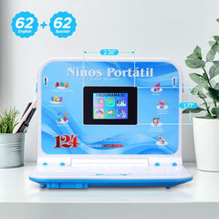HAIOUMM color TFT screen delivers clear visuals for language lessons.